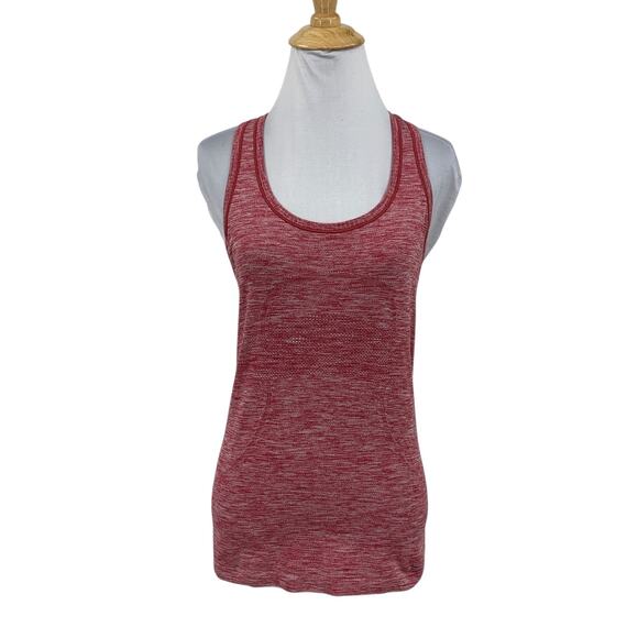 Lululemon Tank Top Womens 6 Cardinal Ash Swiftly Tech Racerback Workout Vented - Picture 1 of 10